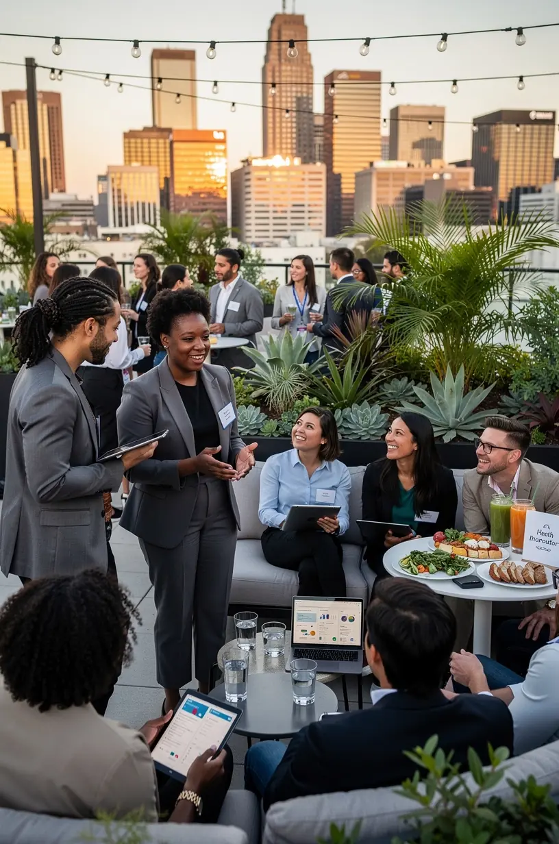 Modern office workspace